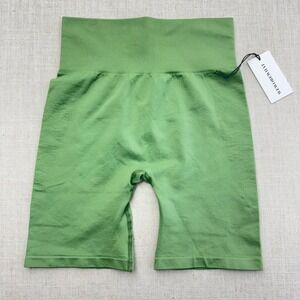 WeWoreWhat Seamless Biker Shorts Fair Green High Waisted WWAB42-2 Mens S